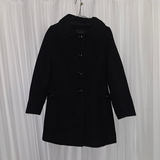 emilyan 블랙 카라 코트 니혼진 공겜여주 히메갸루