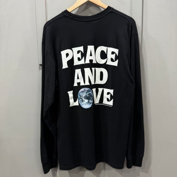 L 스투시 Stussy 피스앤러브 롱슬리브 긴팔 티셔츠