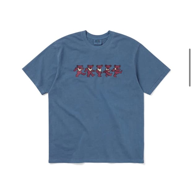 디스이즈네버댓 GD Dancing Bears Tee Dusty Blue