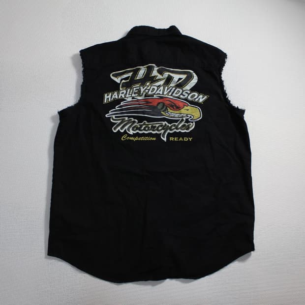 Harley-Davidson 할리 데이비슨 HDMC 슬리브리스 워크 셔츠