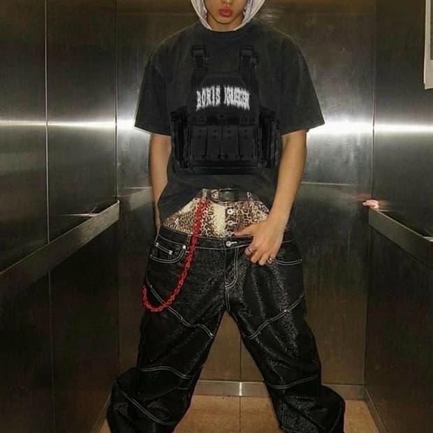 미국빈티지 전술방탄조끼 프린트 반팔티