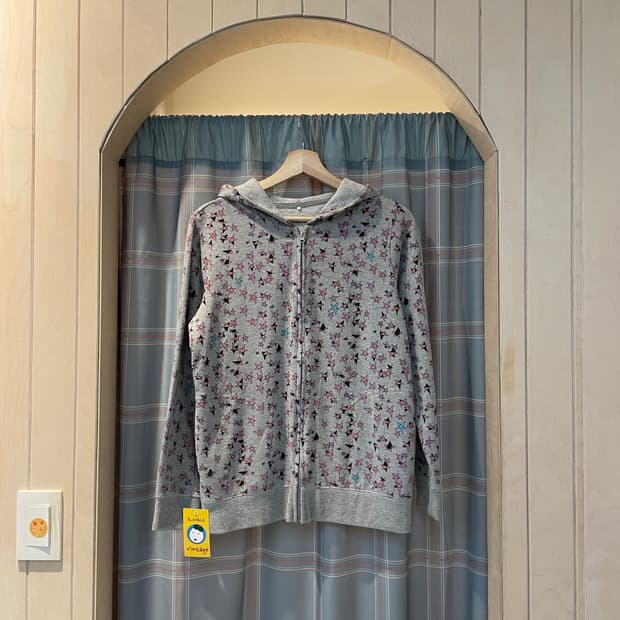 일본빈티지 키치 별무늬 집업