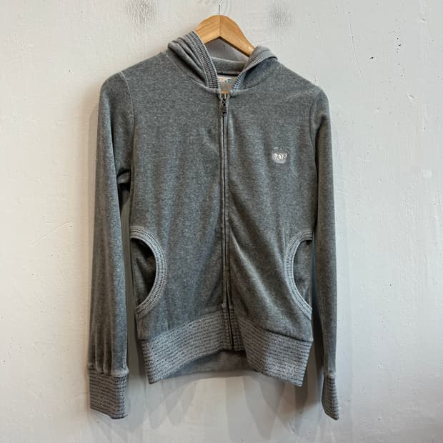 ROXY JPN 벨벳 후드집업 우먼즈