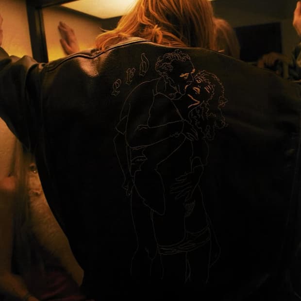 앙팡리쉬데프리메 2023 holiday 가죽자켓