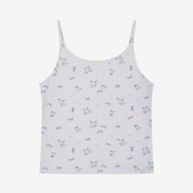 USAHANA ALL OVER CAMI [WHITE]