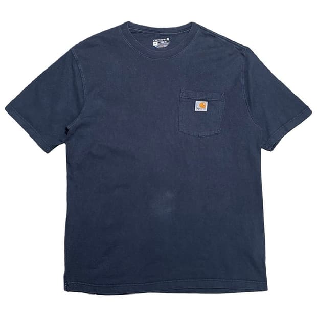 CARHARTT 포켓 반팔티 네이비 XL