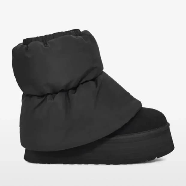 UGG 어그 리버시블 레그워머 플랫폼 부츠