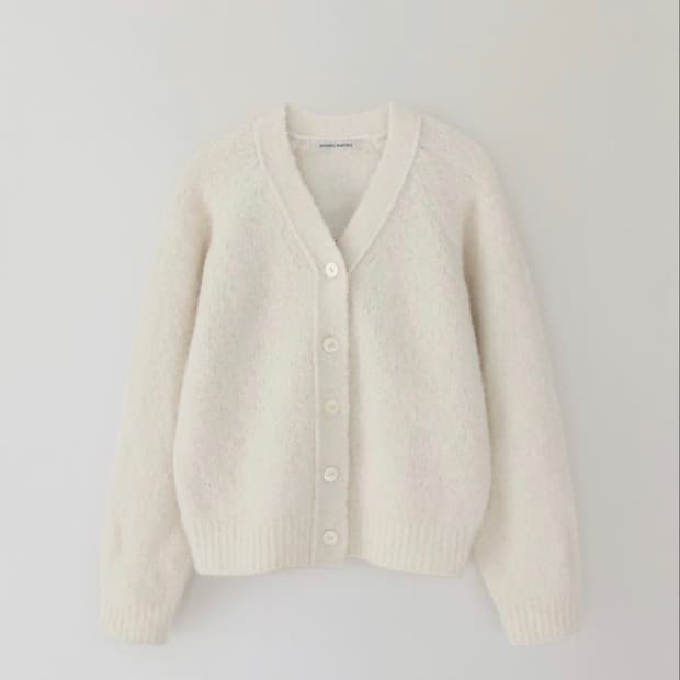 낫띵리튼 볼륨 알파카 가디건