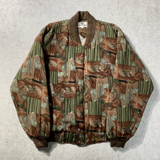 [XL] 90s Pierre Balmain 발망 에스닉 블루종 자켓