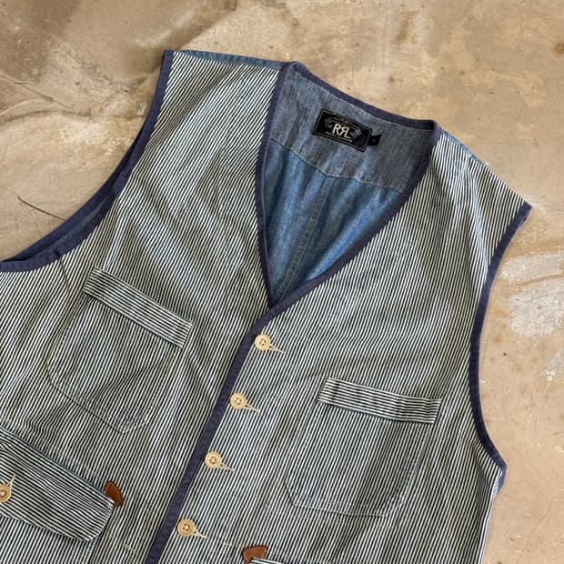 XL 더블알엘 스트라이프 베스트