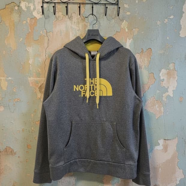 노스페이스 회색 후드티 M (남/여)