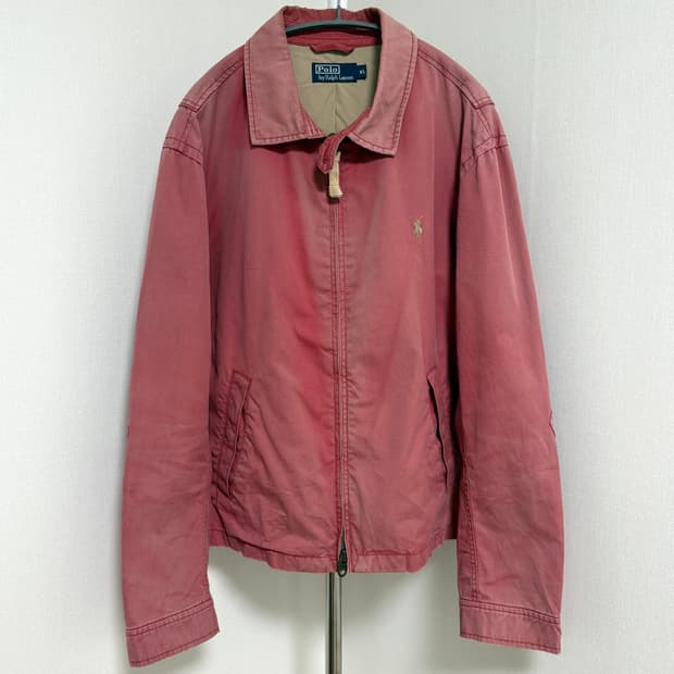 빈티지 선페이딩 폴로 랄프로렌 스윙탑 코튼 자켓 XL