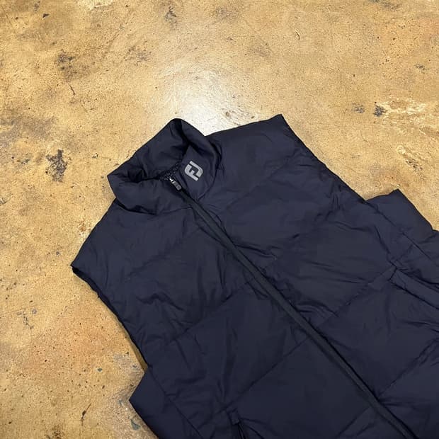 [정품/XL] FJ 풋조이 패딩 조끼 네이비 b8