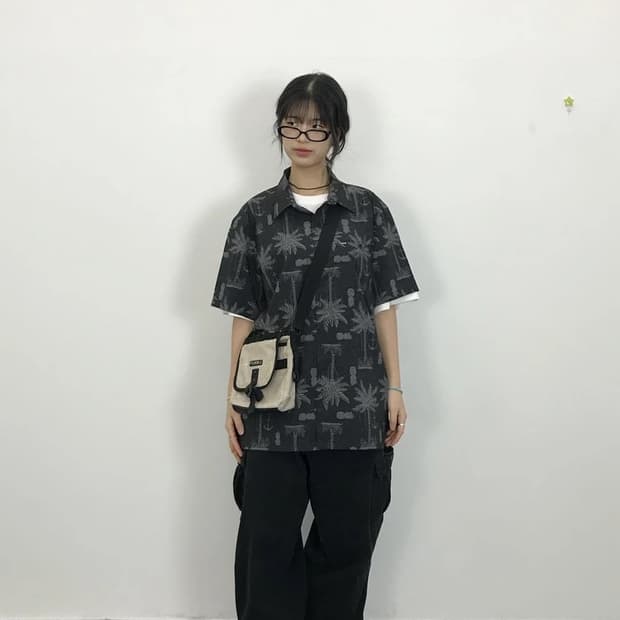 Hurley Tropical Pattern Polo Shirt