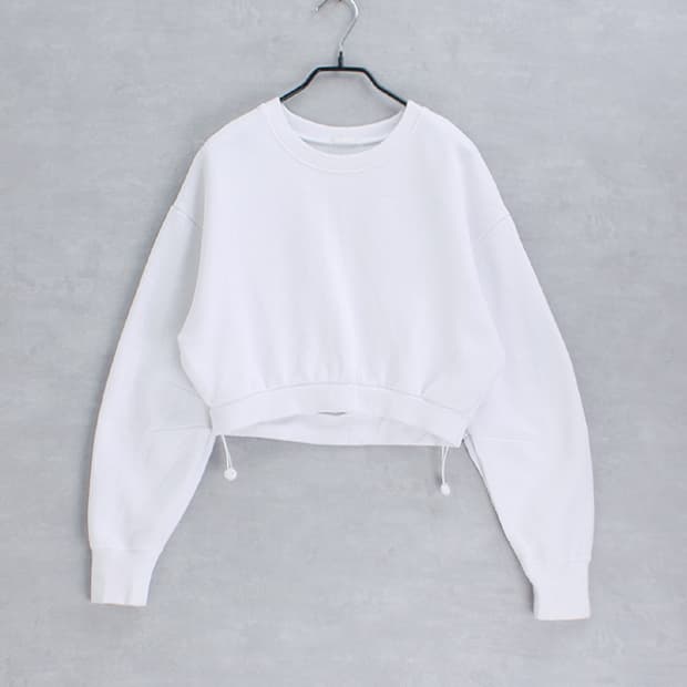 GU _ cropped sweat shirt