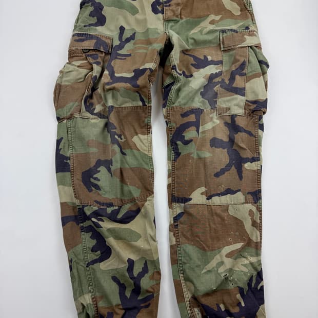 미군 80s 우드랜드 카모 바지