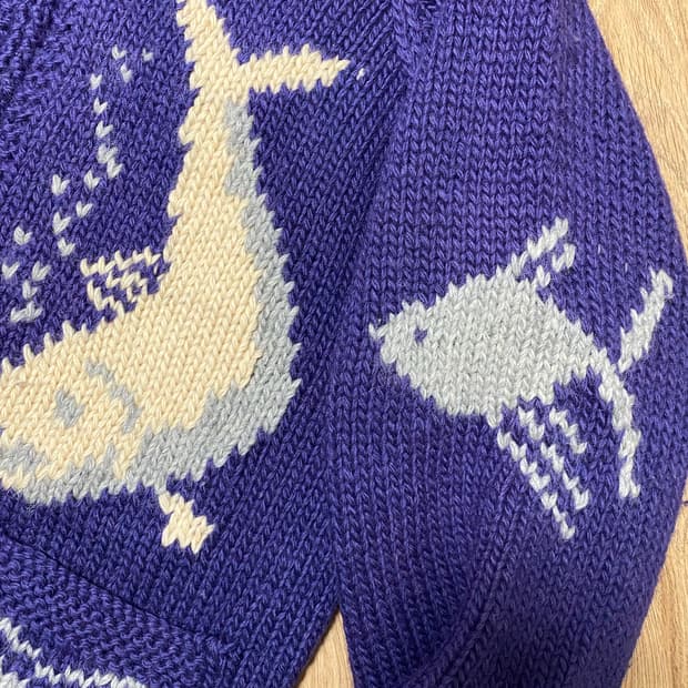 (Super rare) 빈티지 고래 코위찬