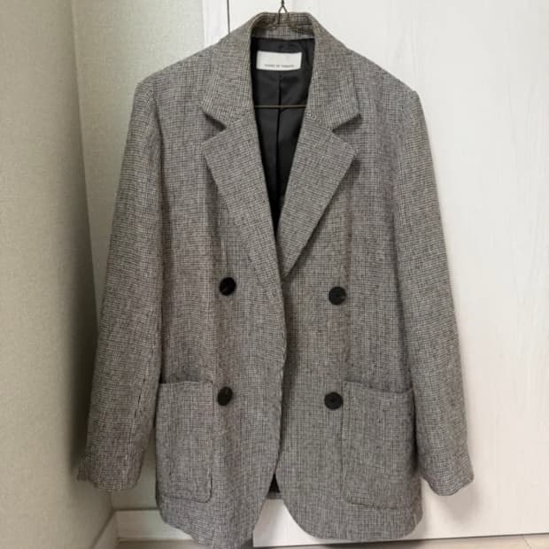 VOV 보브 체크 자켓 블레이저