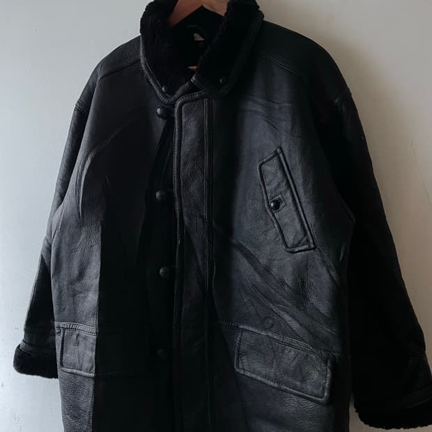 90‘s JPN Vintage Sheepskin Leather 재킷
