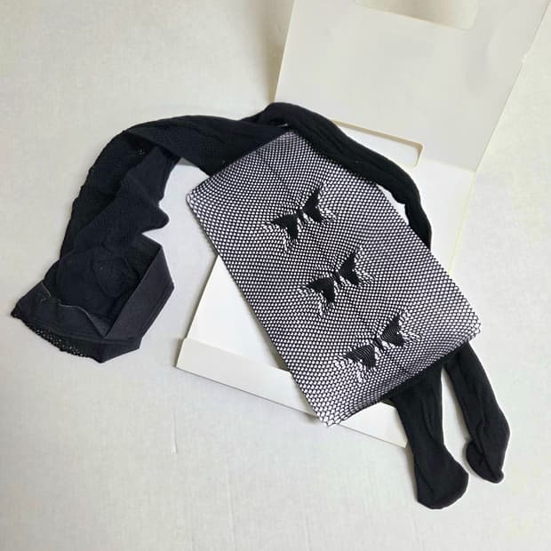 Butterfly Fishnet Tights 나비 스타킹 01