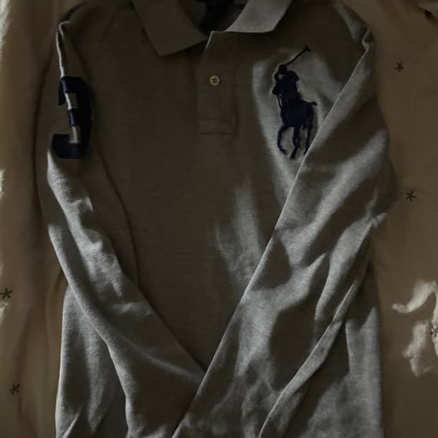 빅포니 폴로랄플로렌 폴로 카라 긴팔