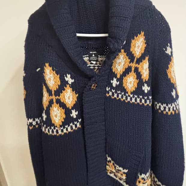 niko and 노르딕 니트 가디건 일본 빈티지