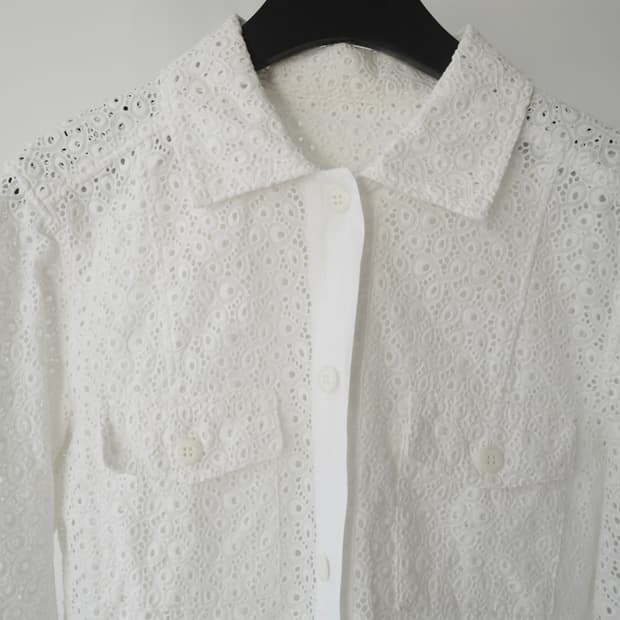 vintage cut out jacket 