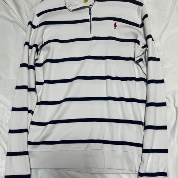 코르티스깔) 랄프로렌 폴로 줄무늬 긴팔 반집업 ( 스트라이프 롱슬리브)