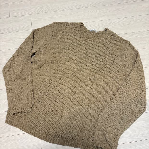 자라 썸머 니트 카멜 S사이즈(100사이즈)