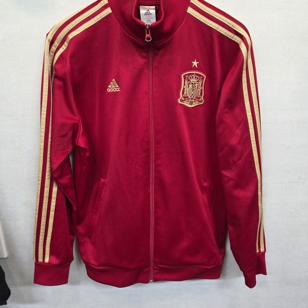 아디다스 스페인 트랙탑 져지 버건디골드 110
