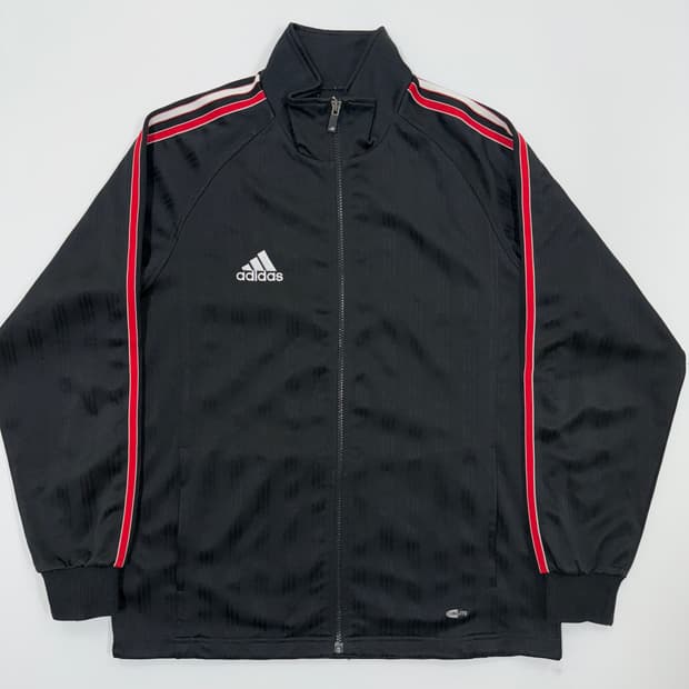 아디다스 클래식 레드 스트라이프 져지