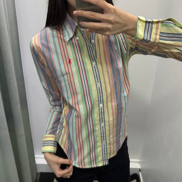 폴로 스트라이프 셔츠