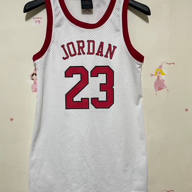 조던 JORDAN 23 농구 유니폼 화이트