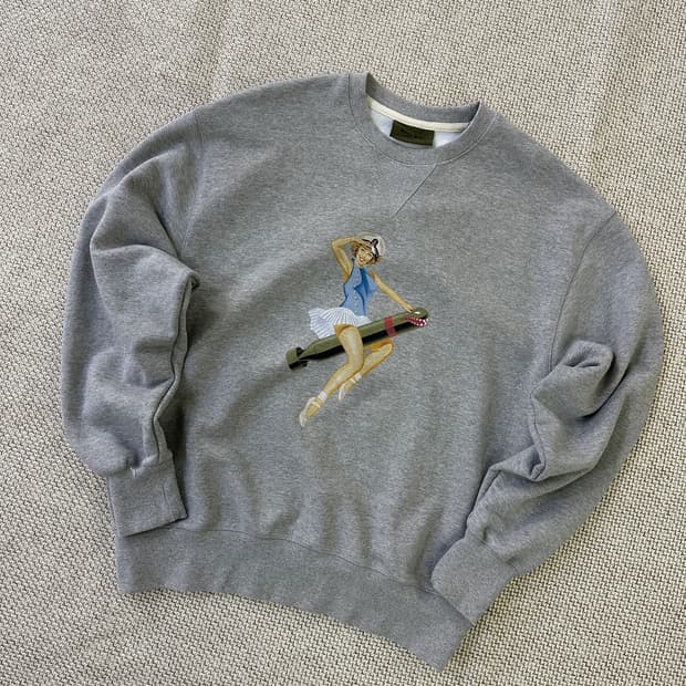 M 유니폼브릿지 그레이 스웻셔츠 0326D