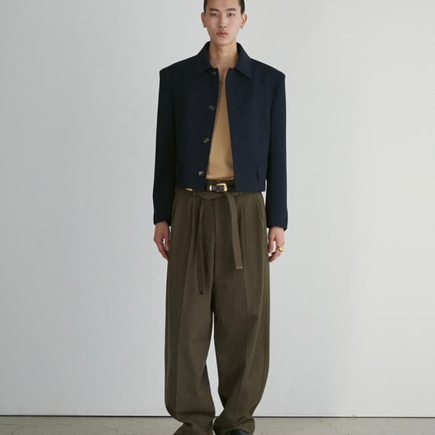 렉토 벨티드 팬츠