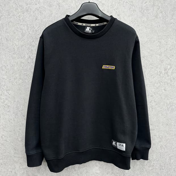 100 스타터 남자 스몰로고 맨투맨