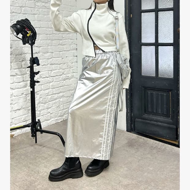 WHO’S WHO GALLERY - NYLON LONG SKIRT
