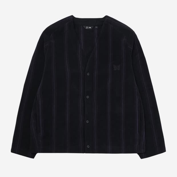 유니클로 니들즈 플리스 오버사이즈 가디건 블랙