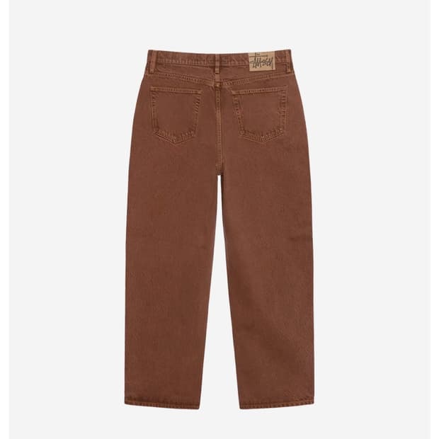 스투시 빅올진 데님 브라운 30