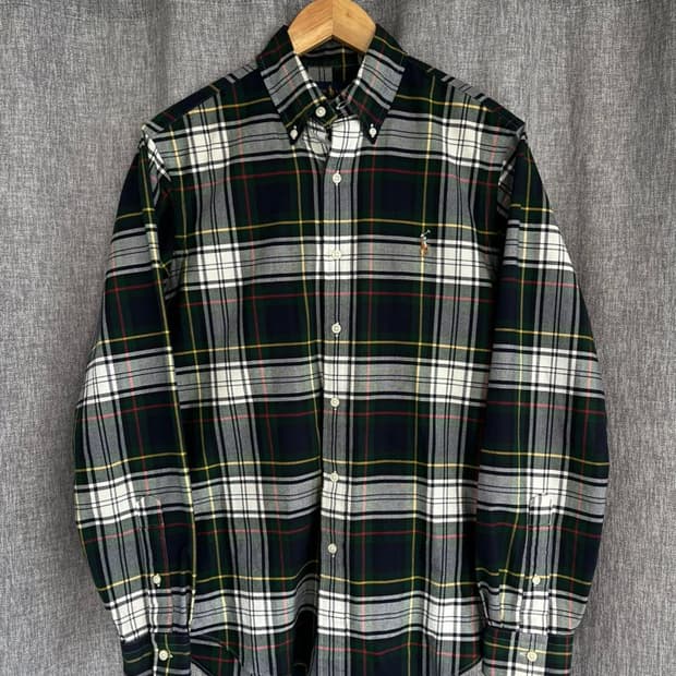 폴로 랄프 로렌 체크 셔츠/#3385