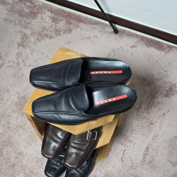 00s Prada sports mule roafers