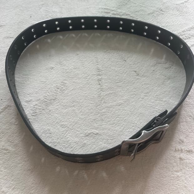 디키즈 더블 아일렛 벨트 40mm black