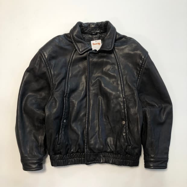 빈티지 봄버 레더자켓 