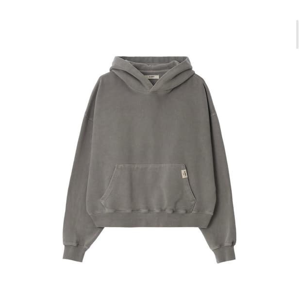 글로니 G 클래식 후디 그레이 | washed boxy hoodie