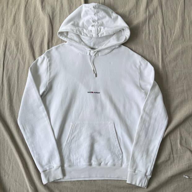 생로랑 리비고쉬 화이트 후드 S