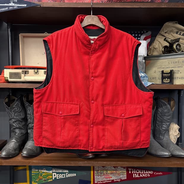 80~90s 엘엘빈 메인가이드 라인 프리마로프트 다운 베스트 N1175