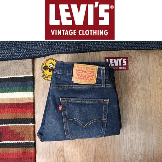 LEVIS 리바이스 511 워싱가공 슬림핏 데님 31-32