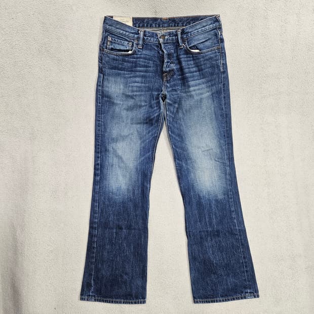 아베크롬비 부츠컷 데님 34 32