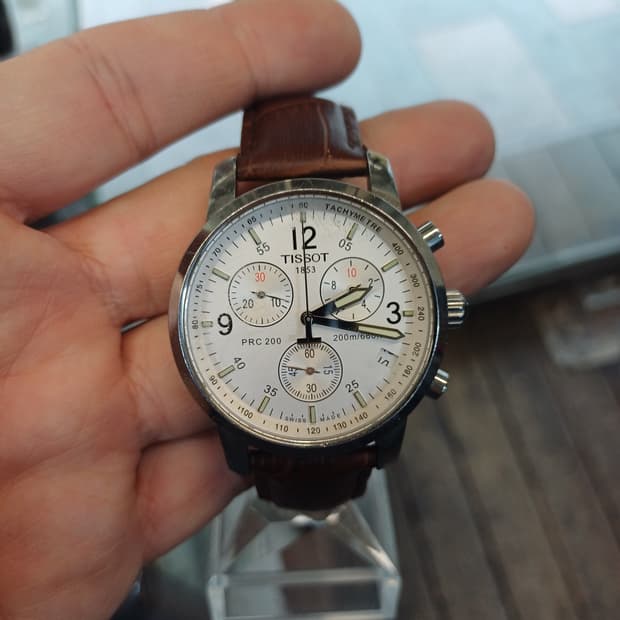 티쏘 prc200 흰판 빈티지시계