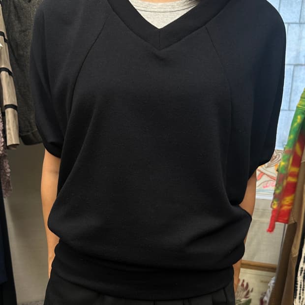 {dead stock} ryuryu 후드 반팔 가오리핏 S